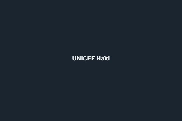 UNICEF Haïti